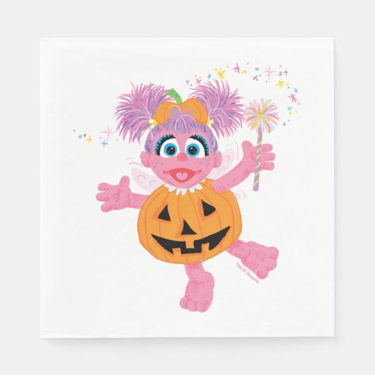Serviette En Papier Abby Cadabby | Cute comme Citrouille (Devant)