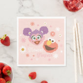 Serviette En Papier Abby Cadabby & Elmo | Fleurs pour toujours (En situation)