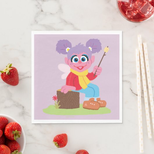 Serviette En Papier Abby Cadabby | Faire des S'mores (En situation)