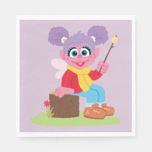 Serviette En Papier Abby Cadabby   Faire des S'mores