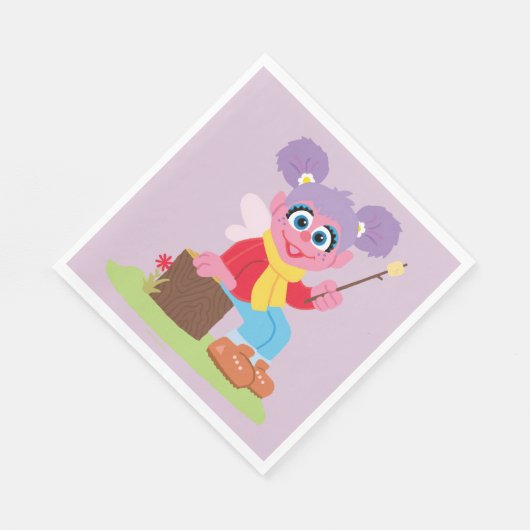 Serviette En Papier Abby Cadabby | Faire des S'mores (Coin)