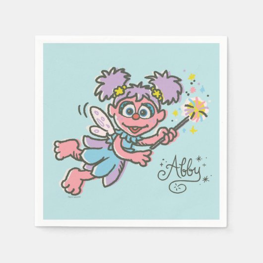Serviette En Papier Abby Cadabby Flying (Devant)