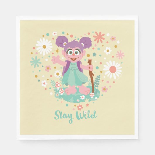 Serviette En Papier Abby Cadabby | Restez à l'abri (Devant)