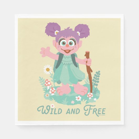 Serviette En Papier Abby Cadabby | Sauvage et libre (Devant)