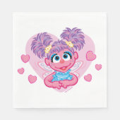 Serviette En Papier Abby Cadabby Valentine Hearts Graphisme (Devant)