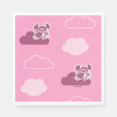 Serviette En Papier Abby Doodley Cloud Motif (Devant)