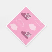 Serviette En Papier Abby Doodley Cloud Motif (Coin)