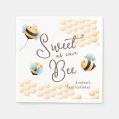 Serviette En Papier Abeille (Devant)