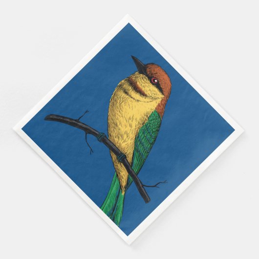 Serviette En Papier Abeille (Coin)