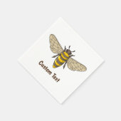 Serviette En Papier abeille (Coin)