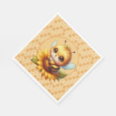Serviette En Papier Abeille à miel (Coin)