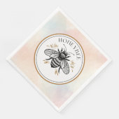 Serviette En Papier Abeille à miel (Coin)