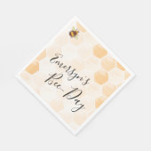 Serviette En Papier Abeille aquarelle (Coin)