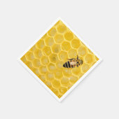 Serviette En Papier abeille et nid d'abeille (Coin)