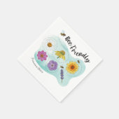 Serviette En Papier Abeille - Harmonieux Nature (Coin)