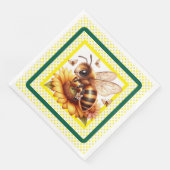 Serviette En Papier Abeille Incroyable (Coin)