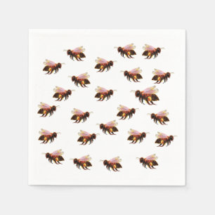 Serviette En Papier Abeille volante