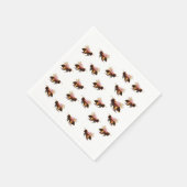 Serviette En Papier Abeille volante  (Coin)