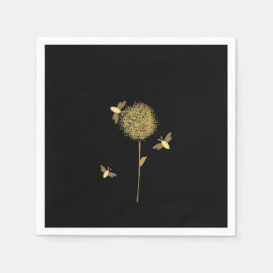 Serviette En Papier Abeilles de Bizzy sur les serviettes de papier