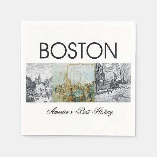 Serviette En Papier ABH Boston (Devant)