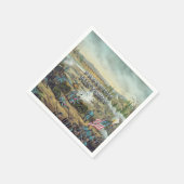 Serviette En Papier ABH Civil War Battlefield (Coin)