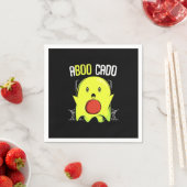 Serviette En Papier Aboocado Avocado Halloween (En situation)