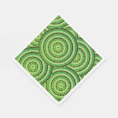 Serviette En Papier Aboriginal dot painting (Coin)