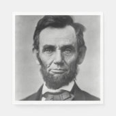 Serviette En Papier Abraham Lincoln (Devant)
