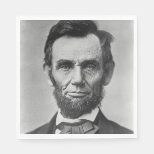 Serviette En Papier Abraham Lincoln (Devant)