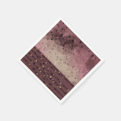 Serviette En Papier Abstract, brown, rose, rose (Coin)