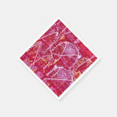 SERVIETTE EN PAPIER ABSTRACT DE CRAB (Coin)