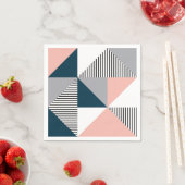 Serviette En Papier Abstract ful geometry (En situation)