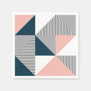 Serviette En Papier Abstract ful geometry