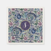 Serviette En Papier Abstract Poinsettia Winter Wild (Devant)