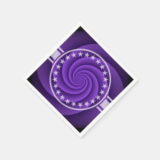 Serviette En Papier Abstrait Arrière - plan Spirales soft IV + bannièr (Coin)