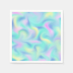 Serviette En Papier Abstrait Blurred Pretty Pastel Fils Motif rose