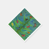 Serviette En Papier Abstrait Butterfly Dream Garden (Coin)