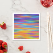 Serviette En Papier Abstrait Desert Sunset Sky Artwork (En situation)