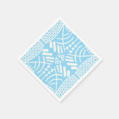 Serviette En Papier abstrait doodle moderne (Coin)