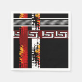 Serviette En Papier Abstrait, ethnique, créatif (Devant)