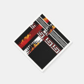 Serviette En Papier Abstrait, ethnique, créatif (Coin)