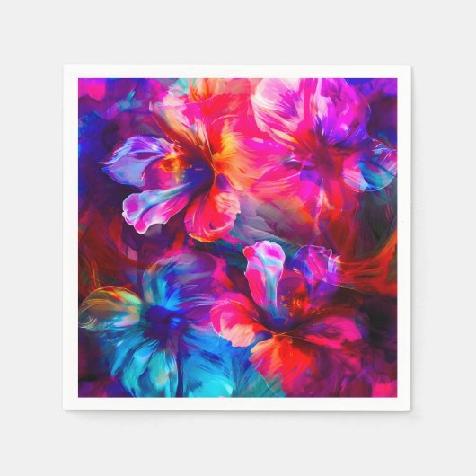 Serviette En Papier Abstrait Garden Bloom (Devant)