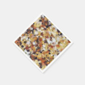 Serviette En Papier Abstrait Huile d'Automne (Coin)