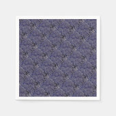 Serviette En Papier Abstrait Jungle-Blue (Devant)