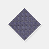 Serviette En Papier Abstrait Jungle-Blue (Coin)