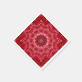 Serviette En Papier Abstrait, mandala, kaléidoscope (Coin)