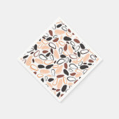Serviette En Papier Abstrait minimal (Coin)
