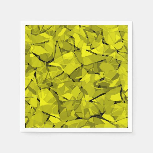 Serviette En Papier Abstrait mosaïque moderne en cristal mosaïque moti (Devant)
