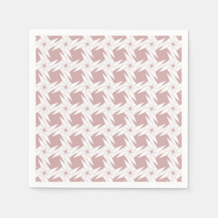 Serviette En Papier Abstrait rose