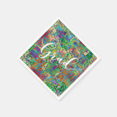 Serviette En Papier Abstraite Colorful Confetti Graduation Celebration (Coin)